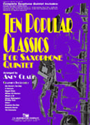 TEN POPULAR CLASSICS Sax Quintet W/CD cover